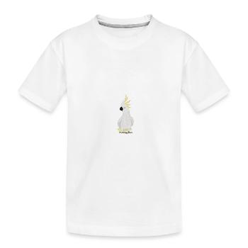 Cacatoès, ornithologue, biologiste, ornithologue - T-shirt bio Premium Enfant - blanc - Devant