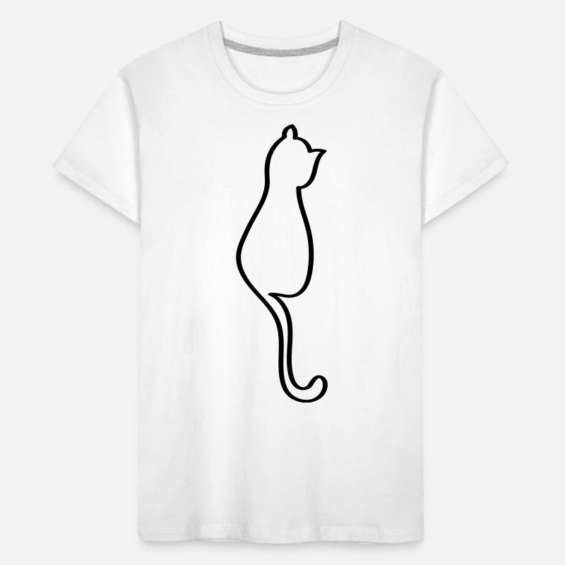 Chat T-shirt bio Premium Enfant