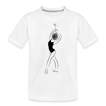 Danseuse - T-shirt bio Premium Enfant - blanc - Devant