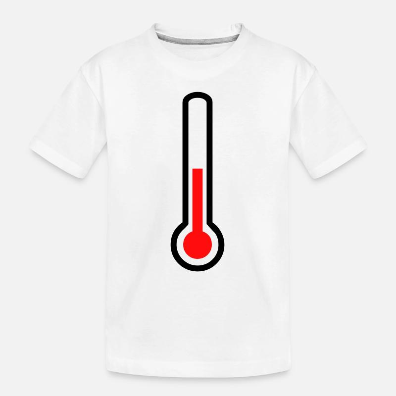 Thermomètre - température - T-shirt bio Premium Enfant - blanc