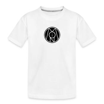 Moin Begrüßung Personalisierte Geschenkideen - Kinder Premium Bio T-Shirt - Weiß - Vorne