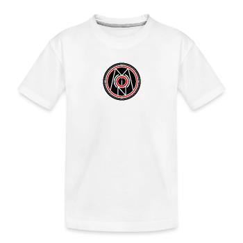 Moin Symbol Plattdeutsch - Kinder Premium Bio T-Shirt - Weiß - Vorne