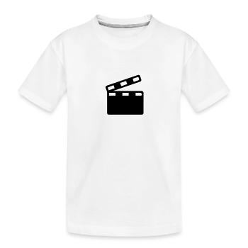 Film Kino - Kinder Premium Bio T-Shirt - Weiß - Vorne