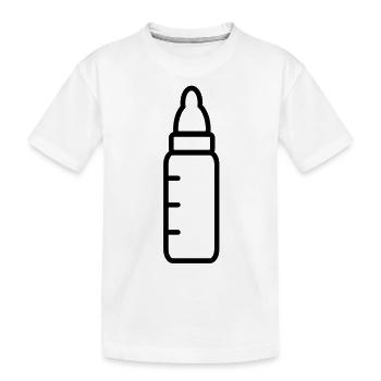biberon - T-shirt bio Premium Enfant - blanc - Devant