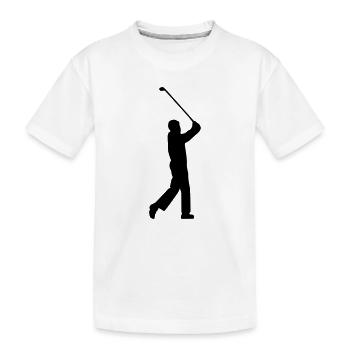 Golfeur - T-shirt bio Premium Enfant - blanc - Devant