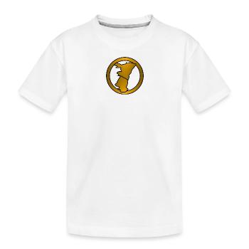 Alsace Gold - Kids' Premium Organic T-Shirt - white - Front