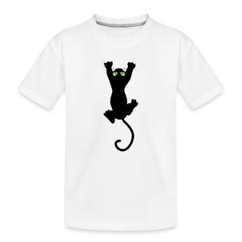 Cat fun - T-shirt bio Premium Enfant - blanc - Devant