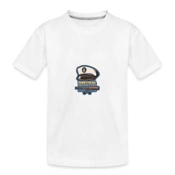 Wassersport - Kinder Premium Bio T-Shirt - Weiß - Vorne