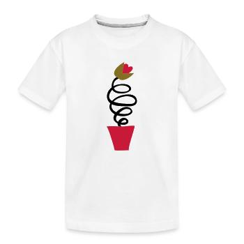 Tulipe Hollandaise :) - T-shirt bio Premium Enfant - blanc - Devant
