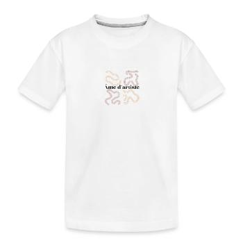 Ame d'artiste - T-shirt bio Premium Enfant - blanc - Devant