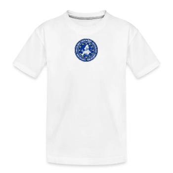 Emblème des étoiles du cercle de la carte européenne - T-shirt bio Premium Enfant - blanc - Devant