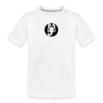 Constellation du Scorpion, Horoscope - T-shirt bio Premium Enfant - blanc - Devant
