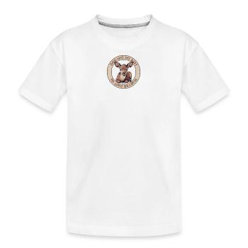 Faire de mon mieux pour faire fondre les cœurs - T-shirt bio Premium Enfant - blanc - Devant