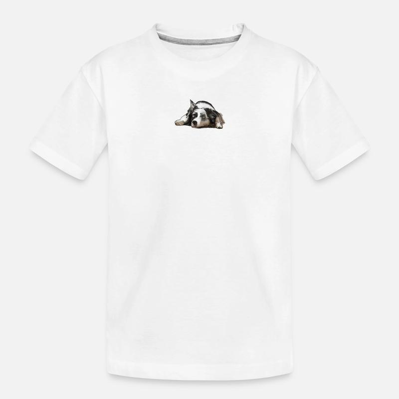 Australian Shepherd - Kinder Premium Bio T-Shirt - Weiß