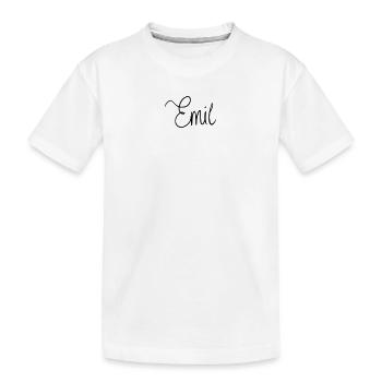 Emil - Kinder Premium Bio T-Shirt - Weiß - Vorne