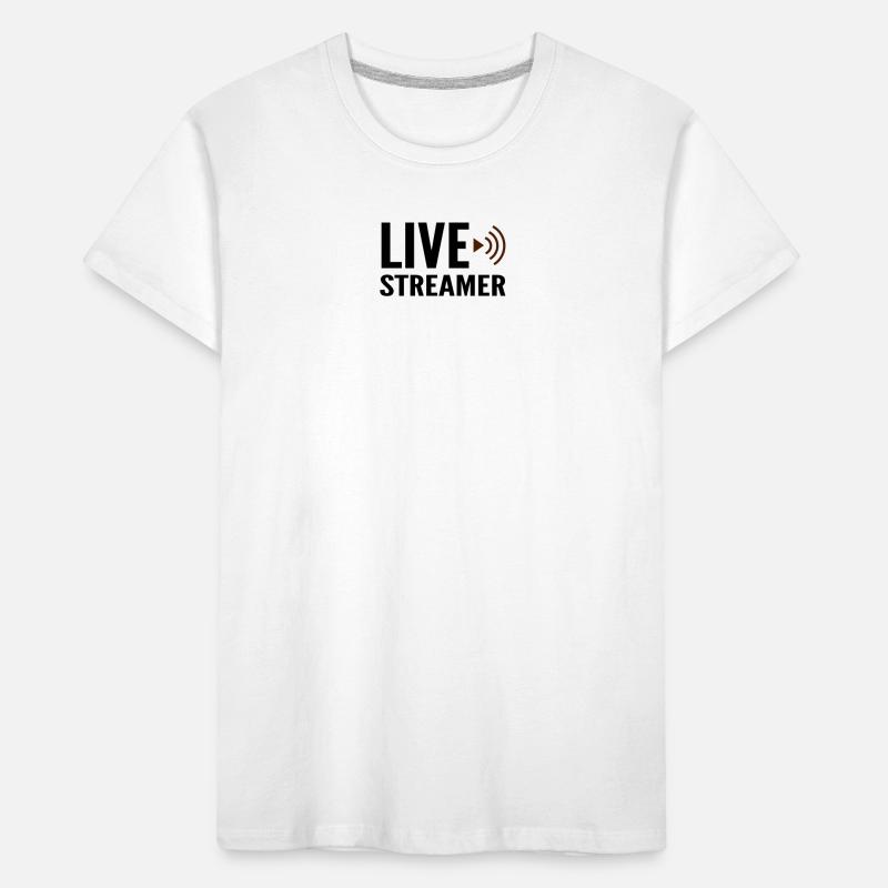 Streamer Live-Streamer Kinder Premium Bio T-Shirt
