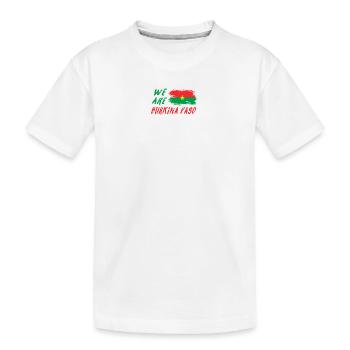 Nous sommes le Burkina Faso - T-shirt bio Premium Enfant - blanc - Devant