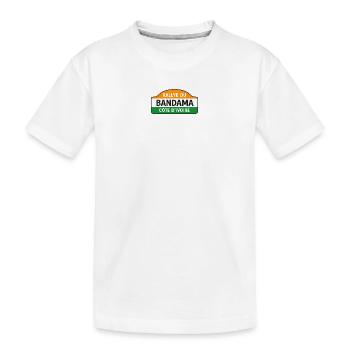 Bandama - Kinder Premium Bio T-Shirt - Weiß - Vorne