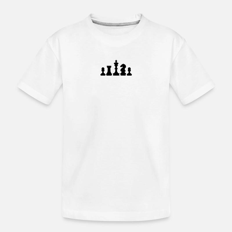 Schach - Kinder Premium Bio T-Shirt - Weiß