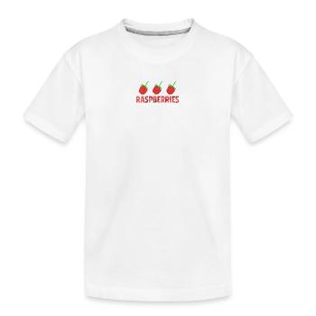 FRAMBOISES - T-shirt bio Premium Enfant - blanc - Devant