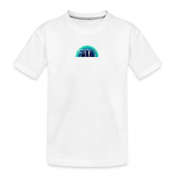 Vintage Sunset RIO inversé - T-shirt bio Premium Enfant - blanc - Devant