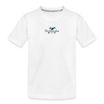 Familienausflug - Kinder Premium Bio T-Shirt - Weiß - Vorne