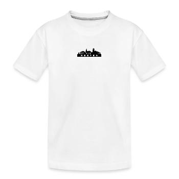 Heepen Skyline Bielefeld Amt Vogtei Kirchen - Kinder Premium Bio T-Shirt - Weiß - Vorne
