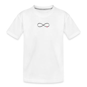 Stern Unendlichkeit Symbol Unendlichkeitszeichen - Kinder Premium Bio T-Shirt - Weiß - Vorne