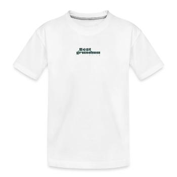 Meilleure grand-mère de l’univers - T-shirt bio Premium Enfant - blanc - Devant