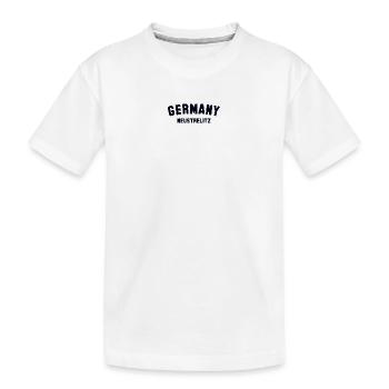 NEUSTRELITZ Germany - Kids' Premium Organic T-Shirt - white - Front