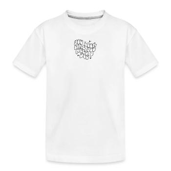 Vous avez l’air d’avoir besoin d’un chien - T-shirt bio Premium Enfant - blanc - Devant