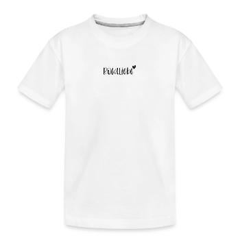 Bowl Foodie Smoothiebowl Bowlliebe Bowl Smoothie - Kinder Premium Bio T-Shirt - Weiß - Vorne