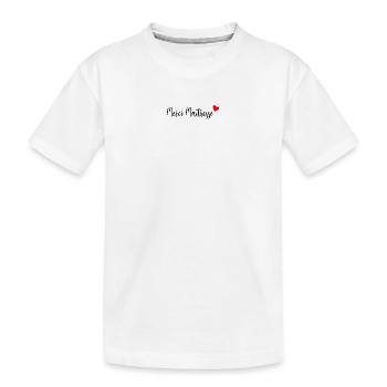 MERCI. MAÎTRESSE. MERCI MAÎTRESSE - T-shirt bio Premium Enfant - blanc - Devant
