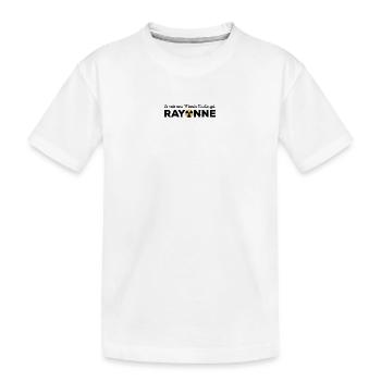 Je suis une manip radio qui rayonne Radiologie - T-shirt bio Premium Enfant - blanc - Devant