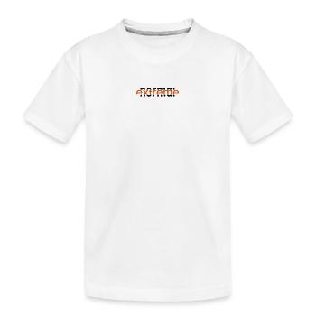 Normal-Extreme - Kids' Premium Organic T-Shirt - white - Front