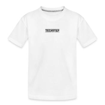 Techstep - Kinder Premium Bio T-Shirt - Weiß - Vorne