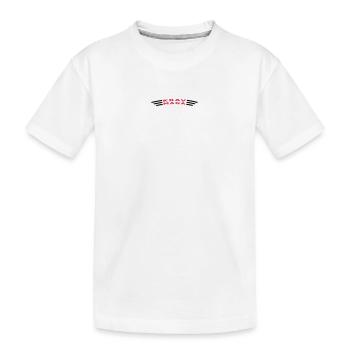 KRAVMAGA courbée - T-shirt bio Premium Enfant - blanc - Devant