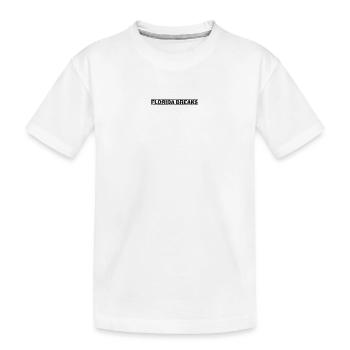 Florida Breaks - Kids' Premium Organic T-Shirt - white - Front