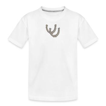 Double fer à cheval - T-shirt bio Premium Enfant - blanc - Devant