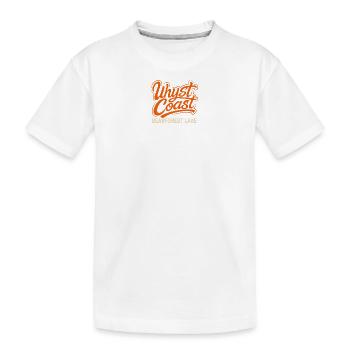 Uhyst Coast Spree Bärwalder See Bearforest Lake or - Kinder Premium Bio T-Shirt - Weiß - Vorne