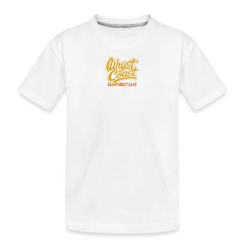 Uhyst Coast Spree Bärwalder See Bearforest Lake yl - Kinder Premium Bio T-Shirt - Weiß - Vorne