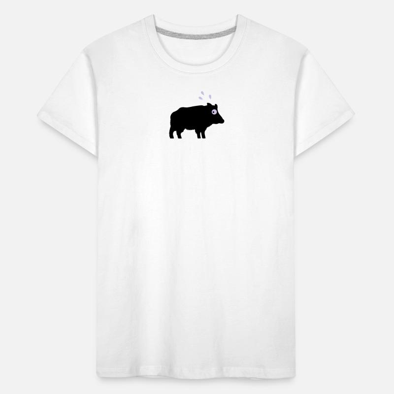 Angstschwitzendes Wildschwein Kinder Premium Bio T-Shirt