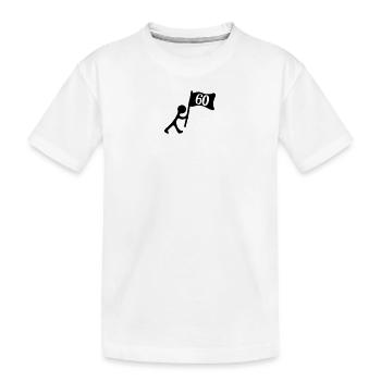 60 years anniversary - Kids' Premium Organic T-Shirt - white - Front