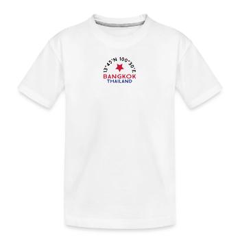 Bangkok - Kinder Premium Bio T-Shirt - Weiß - Vorne
