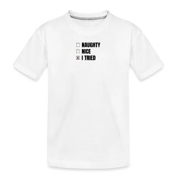 Noël - T-shirt bio Premium Enfant - blanc - Devant