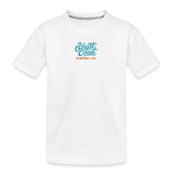 Uhyst Coast Spree Bärwalder See Bearforest Lake bl - Kinder Premium Bio T-Shirt - Weiß - Vorne