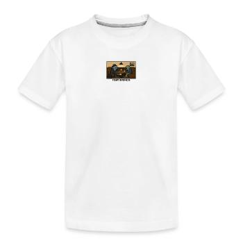 Fishy Business - Kids' Premium Organic T-Shirt - white - Front