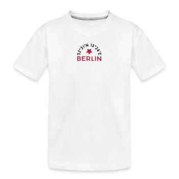 Berlin - Kids' Premium Organic T-Shirt - white - Front