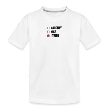 Noël - T-shirt bio Premium Enfant - blanc - Devant