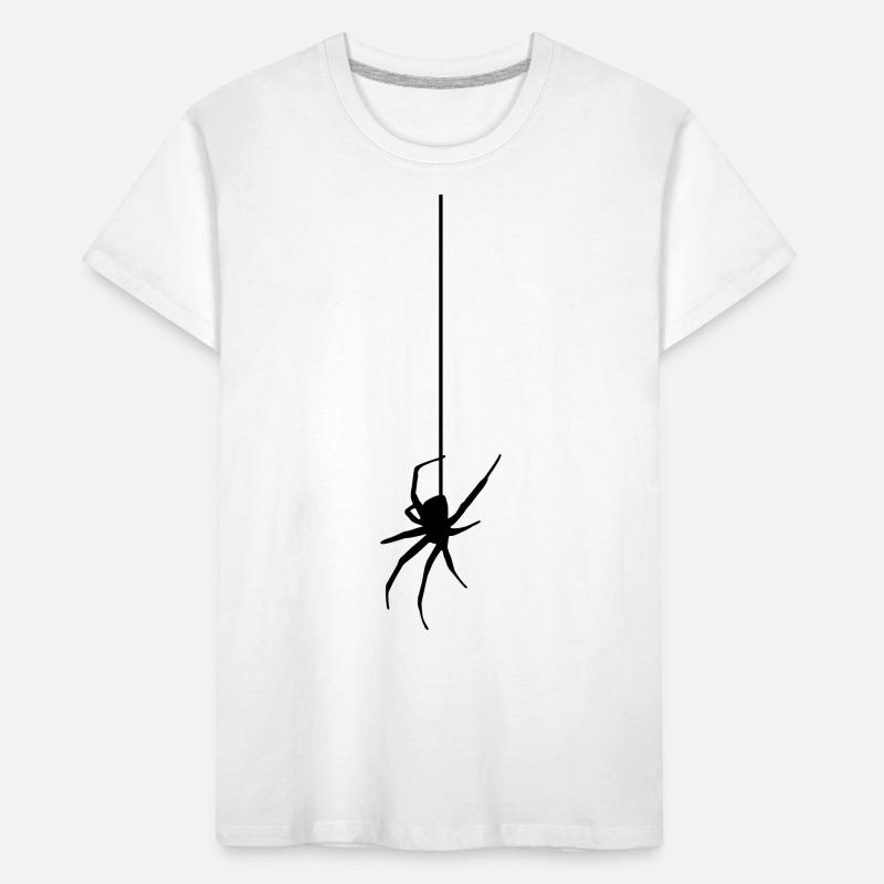 Spider on a thread Kids' Premium Organic T-Shirt